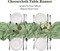 15-Pack Sage Green Cheesecloth Table Runners, 17x108" for Weddings & Parties.